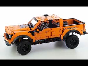 1379PCS Technical 1:10 F-150 Raptor Off Road Car Building Blocks 42126 Pickup Vehicle Assemble Bricks Toys Gifts For Boy Kids
