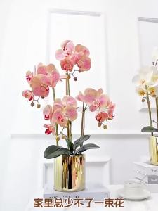 Realistic Silk Orchid Decorative Flower