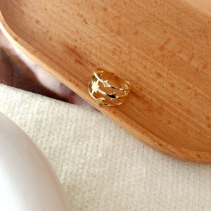 แหวนเปิดรูปดวงจันทร์และดาวสำหรับผู้หญิง สไตล์เกาหลี แหวนแฟชั่นแบบเรียบง่าย ดีไซน์ดั้งเดิม เครื่องประดับสำหรับนักเรียน