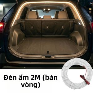 Dải Đèn LED Chiếu Sáng Cốp Xe Độ Sáng Cao Cảm Biến Tự Động Trang Trí Nội Thất Ô Tô Đèn Viền Không Dây Dải Đèn Cốp Sau