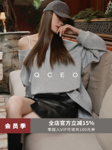 Loose Fit Deep V Neck Sweatshirt Long Sleeve Casual Hoodie Women Spring Autumn New Style Comfortable Organic Cotton Blend