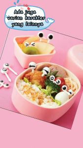 KEDAI TUKANG - Garpu Plastik Buah Tusuk Tusukan Mini Kue Salad Bento Bekal Karakter Anak Pesta