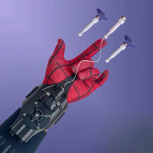 New Arrival Ml Legends Spiderman Web Shooters Usb Charging Spider Man Wrist Launcher Cosplay Peter Parker Props Gloves Xmas Gift