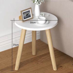 PPP Circle Side Coffee Beside Table Round Desk Tea Home Living Room Small Mini Meja Kopi 1743