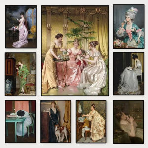 BILIBILI | Classic Renaissance Women Vintage Portrait Jigsaw Puzzle 1000PCS-50X70CM Stress Relief Puzzle Wall Art Decor Gift