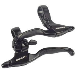 ZOOM Bicycle Brake Lever with Bell Aluminum Alloy for V-Brake Disc Brake Levers Fold Bike Brake Used for 22.2mm Handlebar