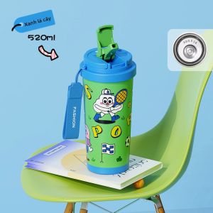BIZE | Cốc Cách Nhiệt Lót Sứ Dung Tích Lớn