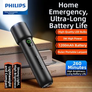 Philips | Bright Rechargeable Portable Multi-functional Flashlight