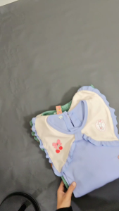 Gamis Anak Aurelia LISFASHION 842 Bahan Knit Japan Tali Belakang