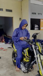 Jas Hujan Kangguru Original Guyur Dewasa Bahan Premium Tebal Anti Air