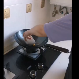 Iron Wok Carbon Steel Wok NoChemical Non Stick Wok NoCoating Metal Wok Cooking Pan Kuali Besi Kuali Goreng鐵鍋已開鍋