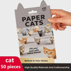 Creative DIY Origami Paper 50 Sheets Handmade Paper Folding Set Cat Dog Fun Art Craft Home Decor 2026 New Year Christmas Gifts