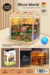 Intellectual Development Miniature DIY House Building Blocks