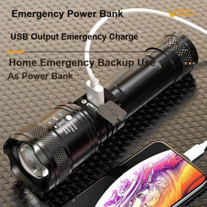 Portable Mini Multi-function LED Flashlight Strong Light Super Bright Long Range for Outdoor and Household Use