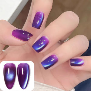 1pcs WS Autumn Winter Nails Temperament White Blueberry Glass Bead Cat Eye Gel Nail Polish Nail Salon Popular Nail Supplies