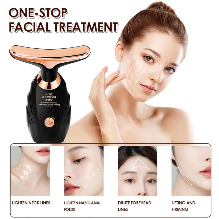 Face Neck Lifting Massager Electricbeauty Device Skin Tightening Wrinkle Remover Facial Slimming Massage Tool Lazada PH