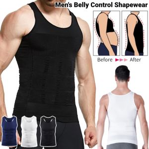 Mens Belly Control Shapewear Chest Slimming Compression Vest For Men Corsets Body Shaper Waist Trainer Tank Top