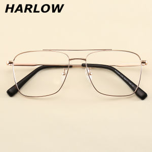 Harlow | Retro Gold Rimmed Lightweight Full Frame Glasses