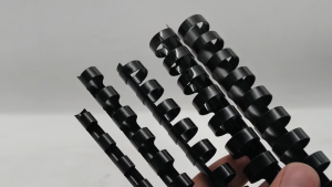 All U Want - A4 Plastic Binding Coil 21 Holes (Black White Blue) 100pcs per Pack