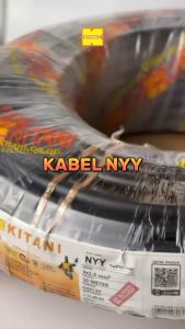 KITANI - NYY 3x2.5 mm² - 50 Meter - Kabel Tembaga Kawat
