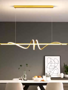 Pendant Light Nordic Modern Tricolor LED Chandelier for Restaurant Kitchen Bar Living Room Lighting