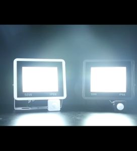 LED PIR Motion Sensor Floodlight 220V Waterproof Spotlight 10W 30W 50W Flood Light Outdoor Lighting for Garden Street Wall