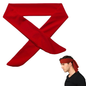 Quick-Dry Breathable Sports Headband for Men & Women Pirate Style Sweat-Absorbing Hair Tie with Adjustable Strap for Tennis Run