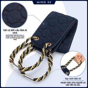 Khăn Tắm Tẩy Tế Bào Chết Hai Mặt Có Tay Cầm Khăn Tắm Rửa Thân Thể Cho Nam Và Nữ Dụng Cụ Tẩy Tế Bào Chết Khi Tắm