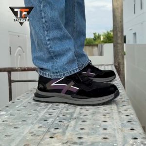 ชุดรองเท้าเซฟตี้สนีกเกอร์รุ่น OZUKA กันน้ำมีแถบสะท้อนแสง หัวเหล็ก พื้นกันลื่นทนต่อสารเคมี หนังกลับ ทนต่อสะเก็ดไฟ ราคาที่ไม่ยาก!