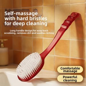 YUYOU | Long Handle Hard Bristle Shower Brush