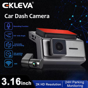 EKLEVA 2K HD Resolution Car Intelligent Dash Camera For Q8 PRO 3.16 inch Large Screen Wide Angle Lens 24H Parking Monitoring wifi