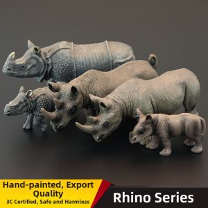 MENGSILE | Educational Animal Toy Model Rhinoceros