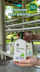 Dầu Gội Dưỡng Ẩm Cho Bé Greenfinger ChokChok Natural 320ml An Toàn Dịu Nhẹ
