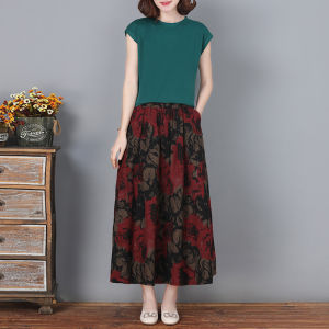 High Waist Cotton Linen Short Skirt for Women Spring Summer 2023 New Arrival Fashionable Loose Fit A-Line Work Clothing
