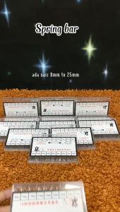 SPRING BAR Watch Spring Bar All Stainless Steel Heavy Duty Pins spring bar tools 271pcs 8mm-25mm