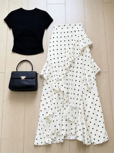 YNY | Summer Korean Style Design Sense Womens Set Polka Dot Skirt