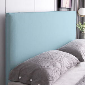 Túi Bảo Vệ Đầu Giường Bằng Vải Dày Sang Trọng Chống Bụi Bọc Gỗ Bọc Mềm Bảo Vệ Toàn Diện Cho Giường Đơn Đơn Giản Màu Xám Sâu