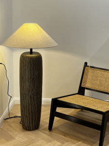 Japanese Style Ceramic Pot Living Room Sofa Floor Lamp Hotel Designer B & B Retro Bedroom Tea Room Floor Lamp