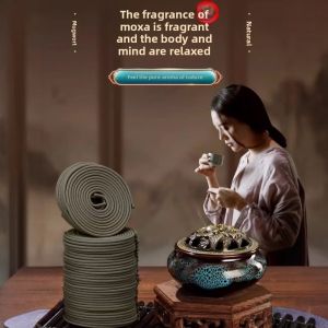 MONLEYTA | Strong Effect Outdoor Mosquito Coil Perfume Type Wild Mint Aromatic Cassia Essential Oil Residue Free Disk Incense Manleyta Brand
