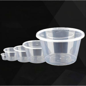 Disposable Thick Transparent Fast Food Lunch Box 1000ml