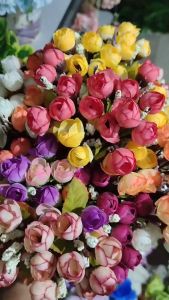 COD BUNGA RANUMCULUS MINI ARTIFICIAL - HIASAN DEKORASI IMPORT