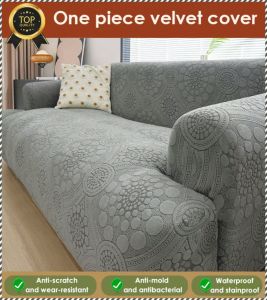 One-piece Velvet Thick Multifunctional Cover Towel Anti-Skid Dust-proof Cat-scratch-proof Elastic Universal Sofa Cover Soft Touch Sofa Towel Cushion Blanket
