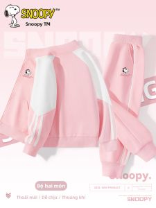 Snoopy | Áo Khoác Thời Trang Mùa Xuân/Thu Phong Cách Thường Ngày và Thể Thao Cho Bé Gái