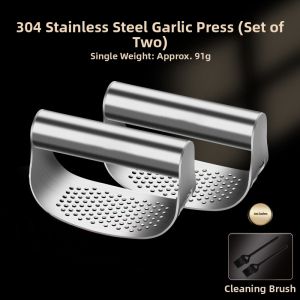 Manual Garlic Press 304 Stainless Steel