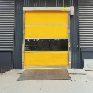 Automatic Windproof Dustproof Transparent Rolling Door