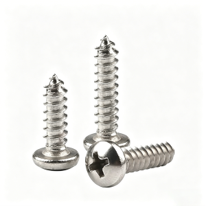 M4 Small 304 stainless steel Cross Phillips Pan Round Head Self tapping Screw for Metal Wood Sheet Repair Screws Hardware