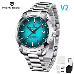 Pagani Design | PAGANI DESIGN 40MM A150 Business Men Mechanical Sports Diver Watch Luxury Sapphire Glass Automatic Stainless Steel Watches Men