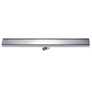 AZOS | Oval Anti-Odor Concealed Bathroom Floor Drain Stainless Steel