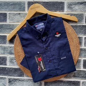KEMEJA POLOS BAHAN KATUN SIGARET LENGAN PENDEK KUALITAS PREMIUM BAJU KEMEJA POLOS