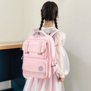 GOLF QUALITY Primary School Bags for Boys School Backpack Girls Waterproof Kids Orthopedic Backpacks 2025 Schoolbag Multi-pocket Layer Navy Blue Cute Pink